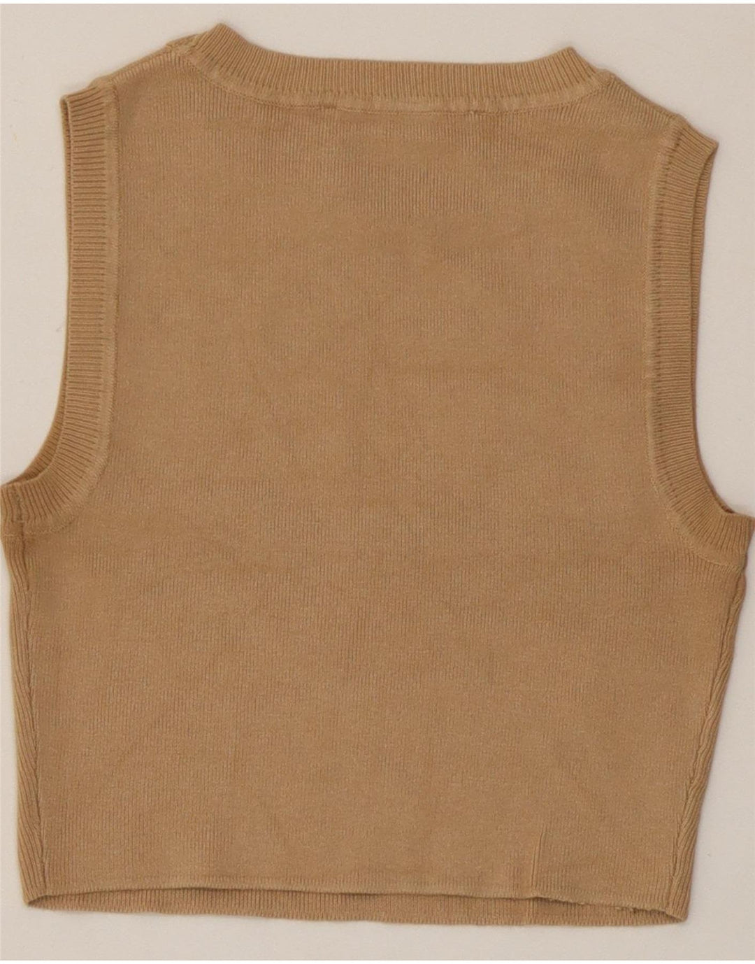 Zara ženski kratki prsluk UK 10 Small Beige