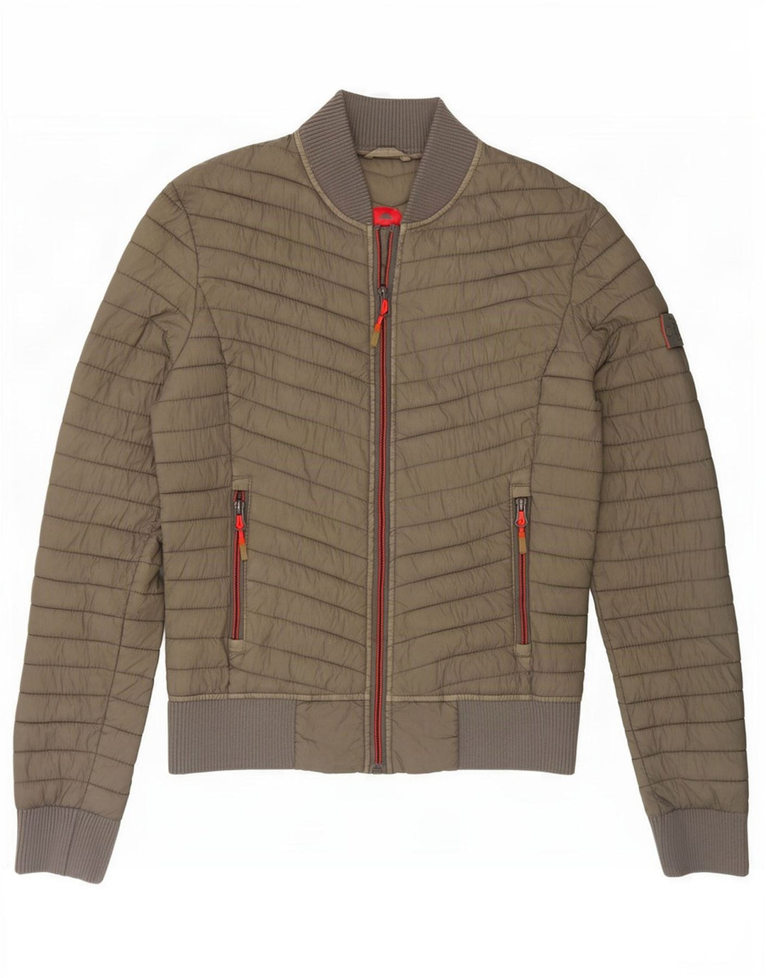 Superdry ženska podstavljena jakna UK 6 XS kaki najlon