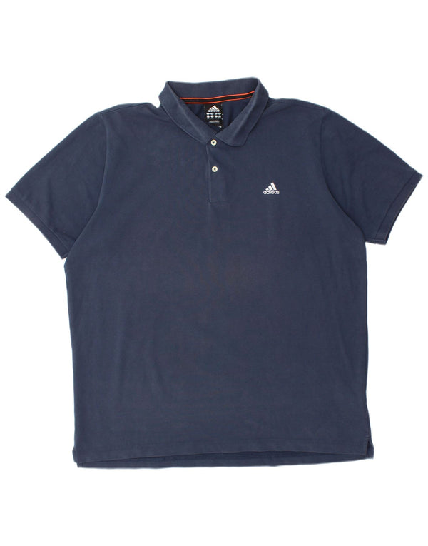 ADIDAS muška polo majica Climalite 2XL tamnoplavi pamuk