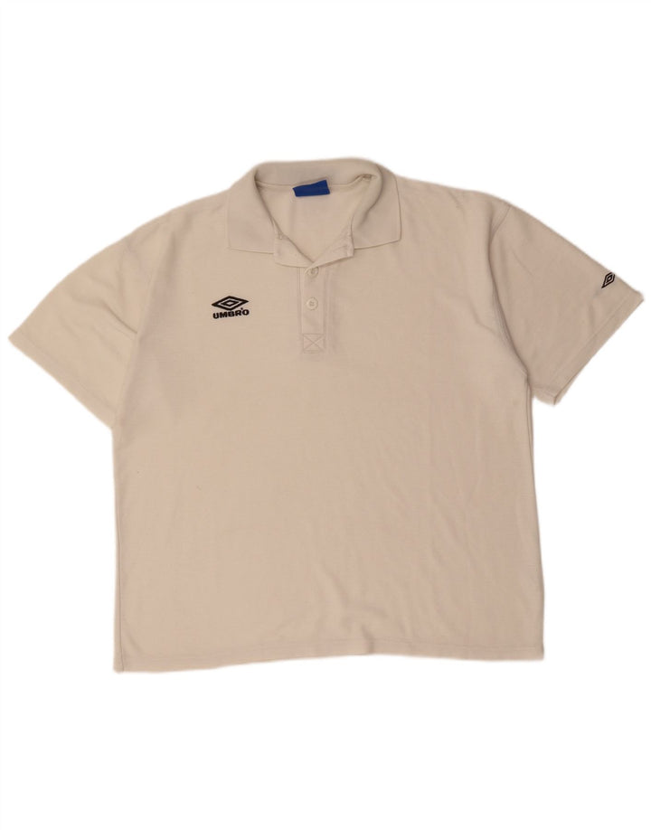 UMBRO muška polo majica XL bijeli pamuk