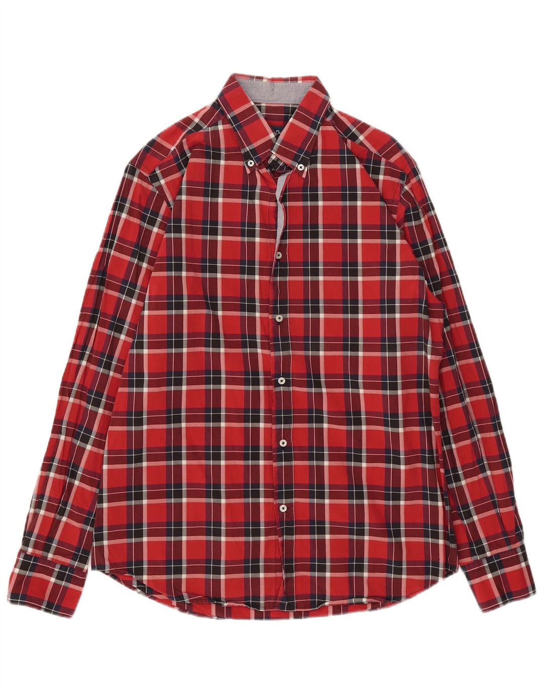 Massimo Dutti muška ležerna flanelska košulja, veliki crveni karirani