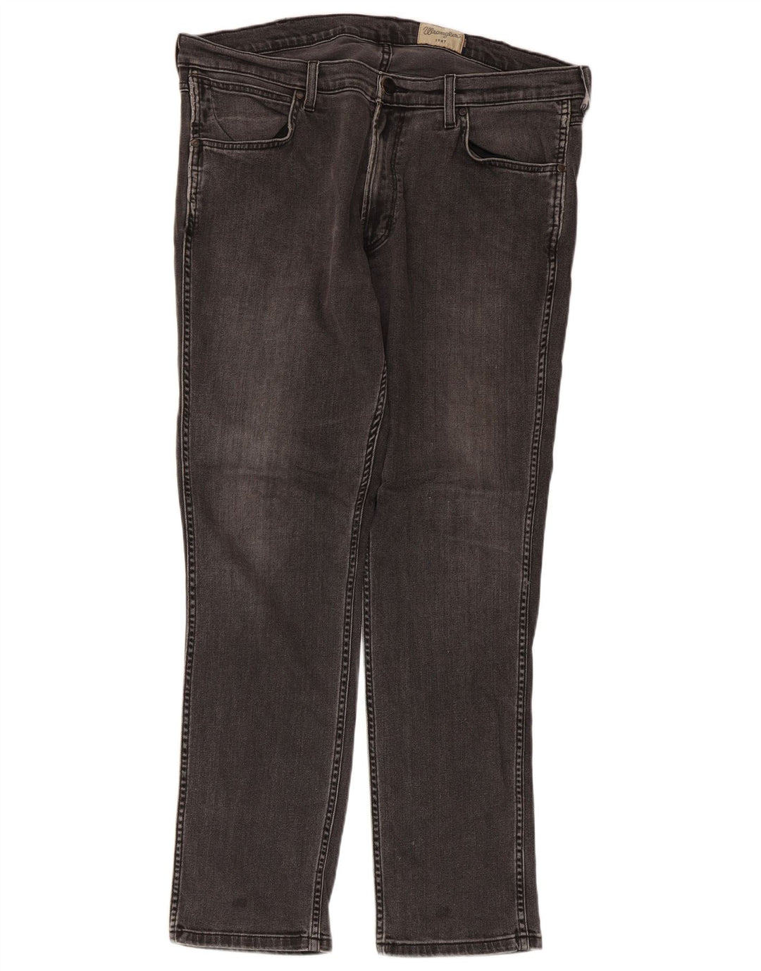 Wrangler Muške uske traperice W38 L32 Sivi pamuk
