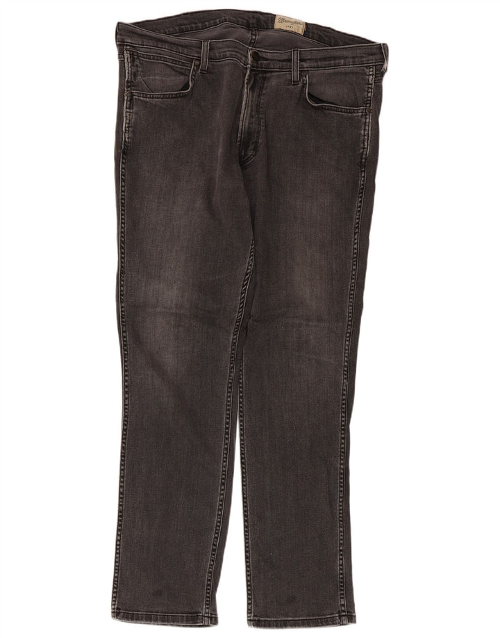 Wrangler Muške uske traperice W38 L32 Sivi pamuk