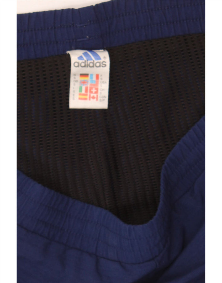 ADIDAS Mens Sport Shorts Small Navy Blue Polyester Vintage Adidas and Second-Hand Adidas from Messina Hembry 
