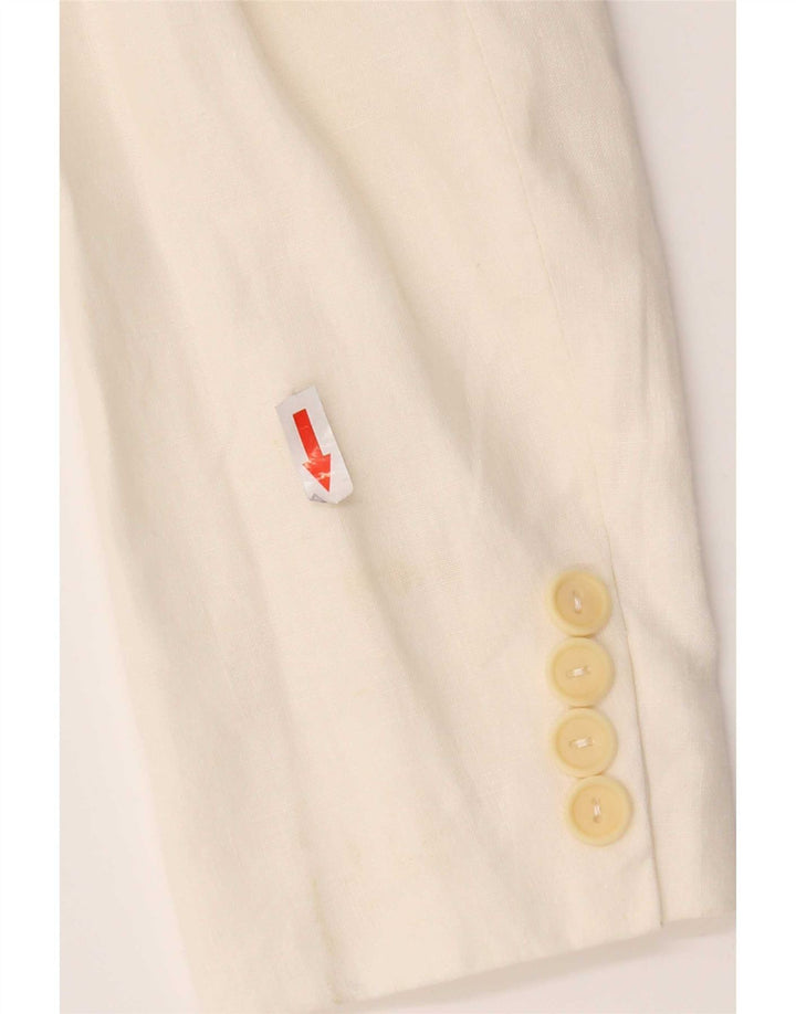Max & Co. Ženska jakna s 3 gumba UK 8 Small White Lan
