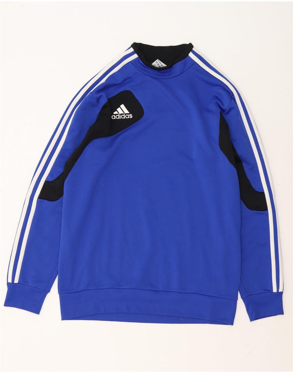 Adidas muška majica s kratkim rukavima UK 42/44 veliki plavi poliester u boji
