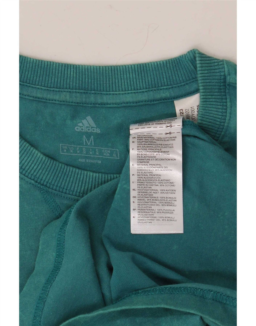 Adidas muška majica kratkih rukava Srednje plavi pamuk