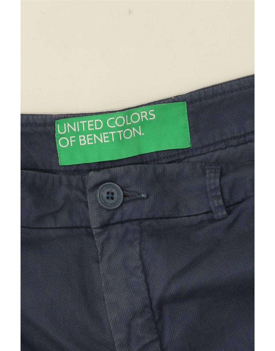 Benetton ženske chino kratke hlače W30 Srednje tamnoplave