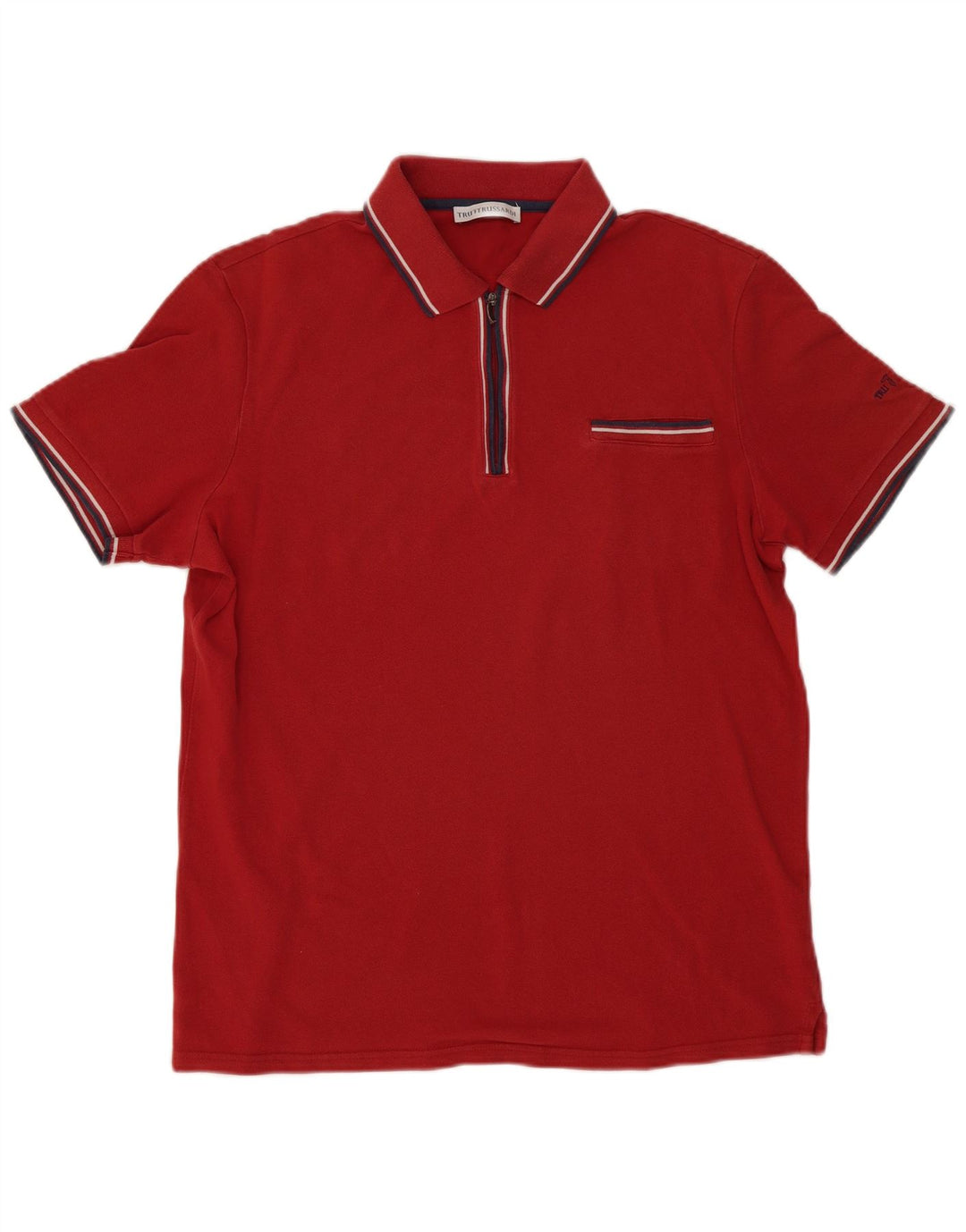 Trussardi muška polo majica 2XL na crvene pruge