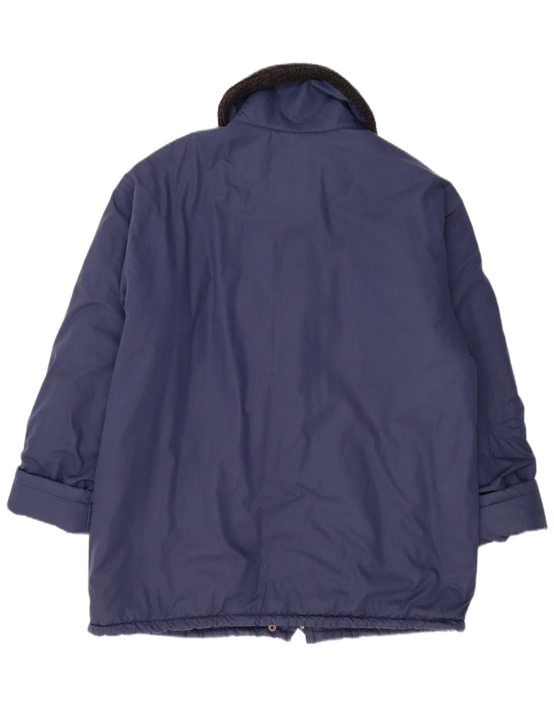 VINTAGE ženska jakna vjetrovka UK 20 2XL tamnoplavi poliester