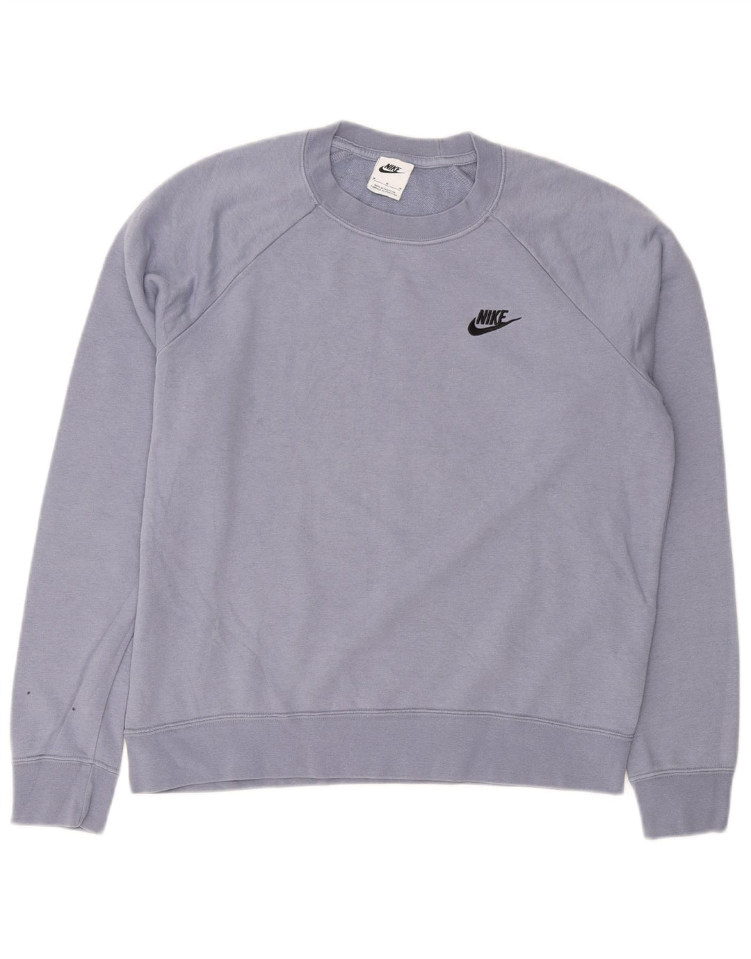 NIKE Ženska majica s kratkim rukavima UK 14 Srednje plavi pamuk