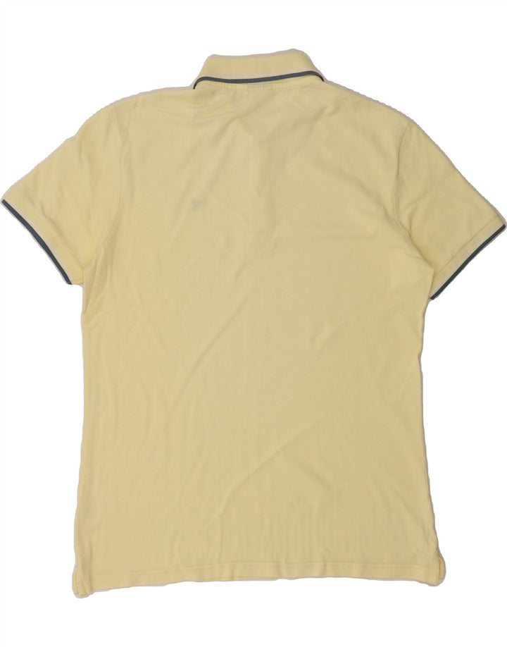 DIADORA Mens Polo Shirt XL Yellow Vintage Diadora and Second-Hand Diadora from Messina Hembry 