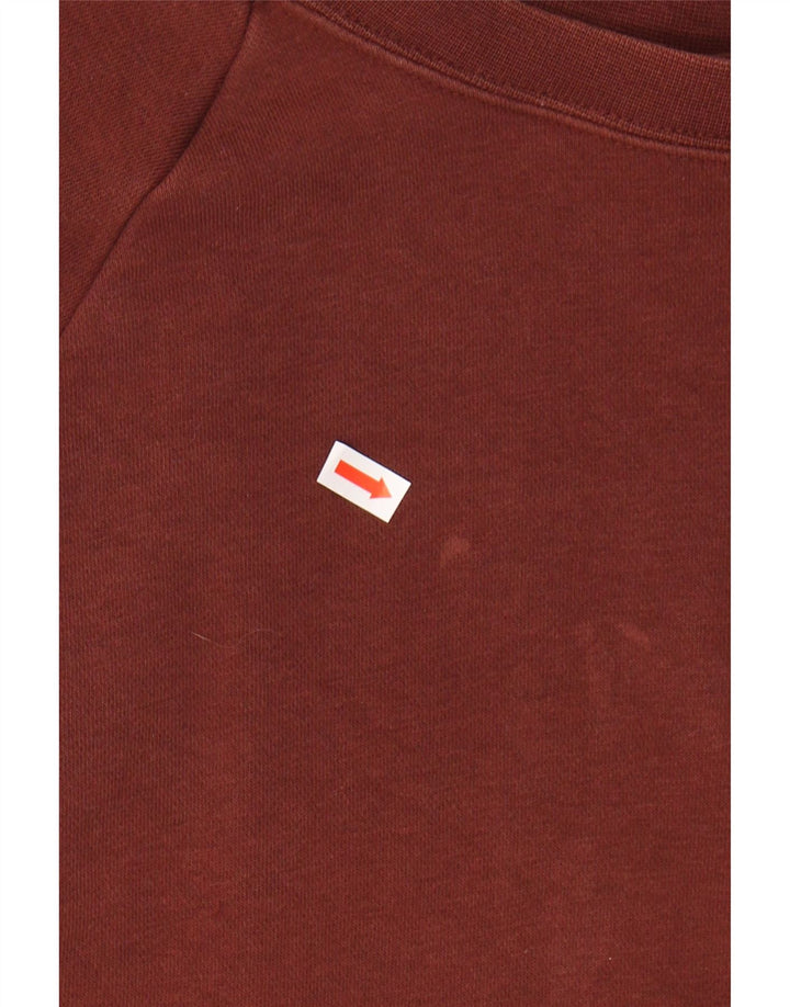 NIKE Mens Oversized Sweatshirt Jumper XL Brown Cotton Vintage Nike and Second-Hand Nike from Messina Hembry 
