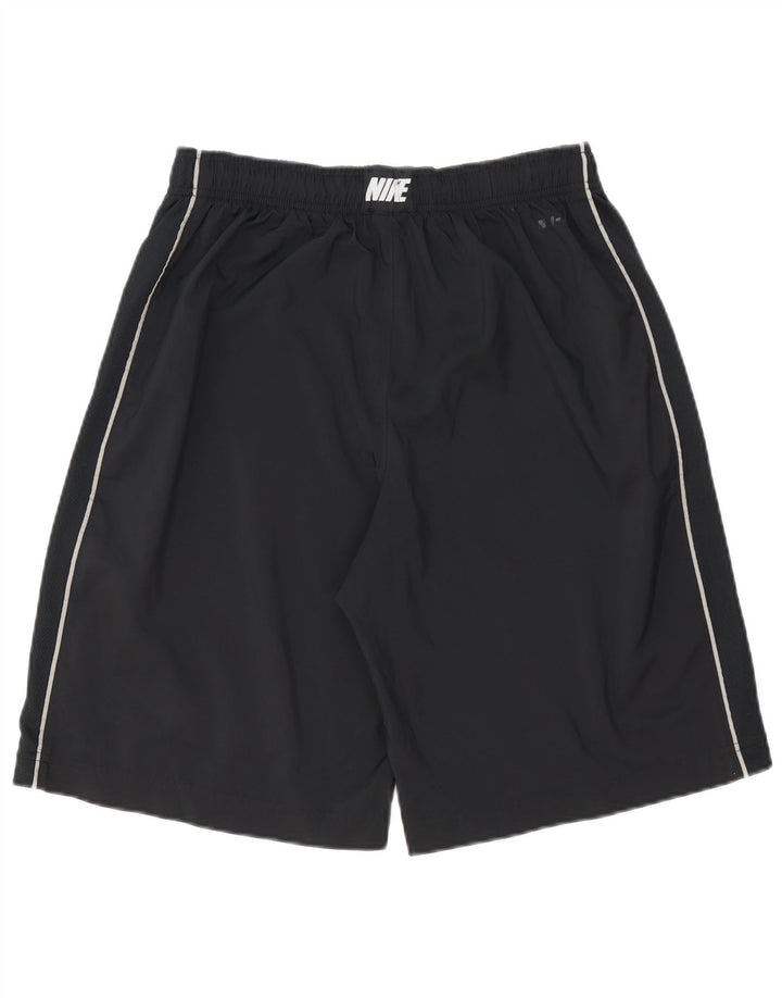 Nike muške Dri Fit sportske kratke hlače srednje crne boje od poliestera