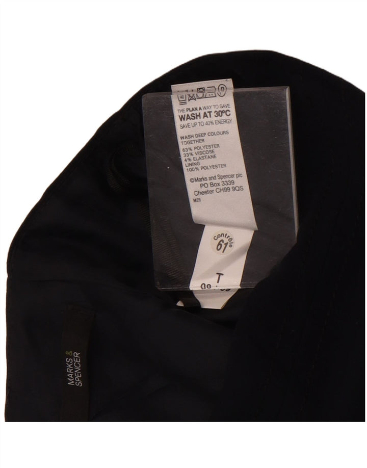 Marks & Spencer ženska pencil suknja UK 8 mala W26 tamnoplavi poliester