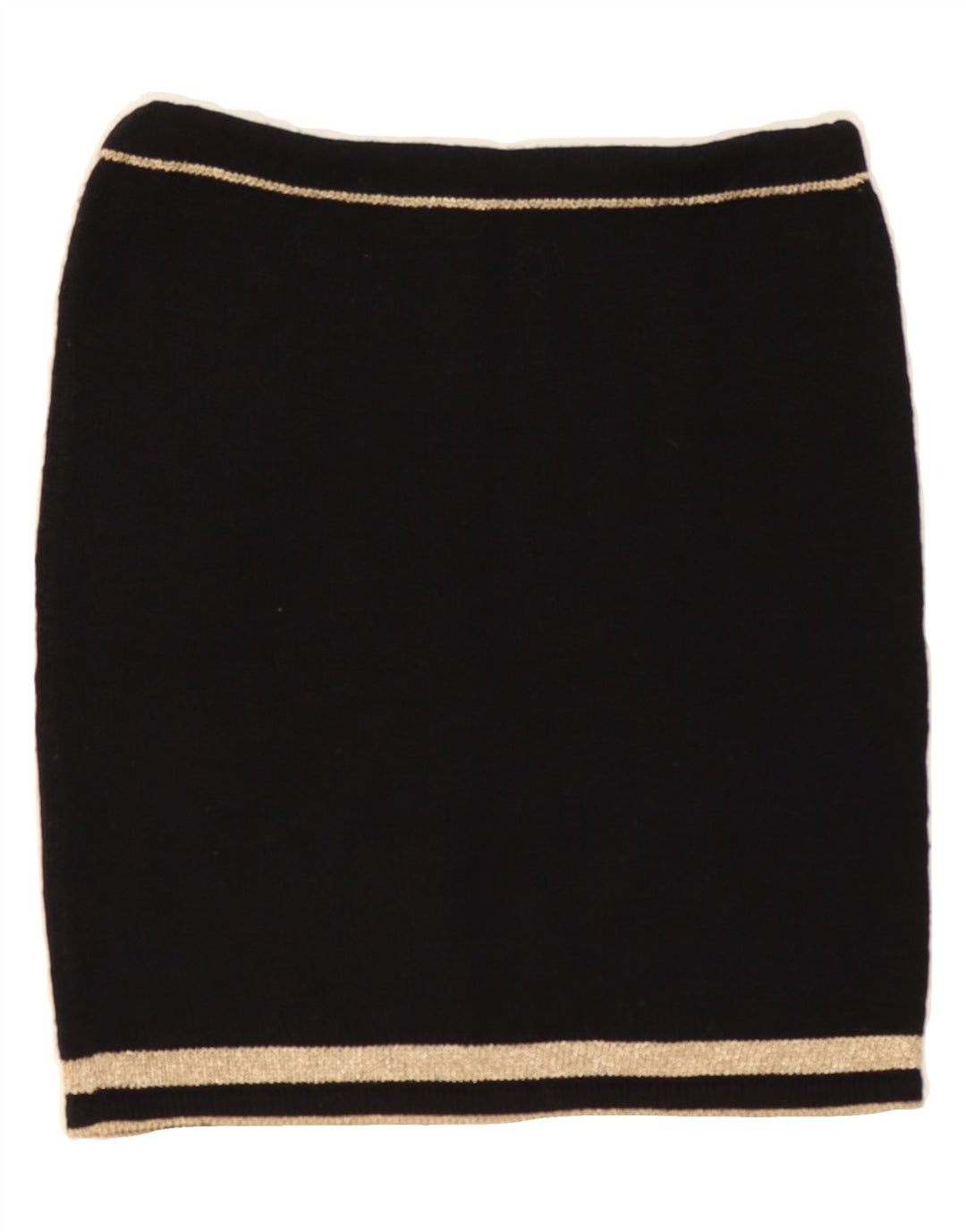 VINTAGE Womens Knit Pencil Skirt W28 Medium  Black Vintage Vintage and Second-Hand Vintage from Messina Hembry 