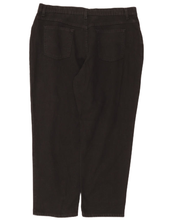 Marks & Spencer ženske sužene ležerne hlače UK 20 2XL W38 L26 crne