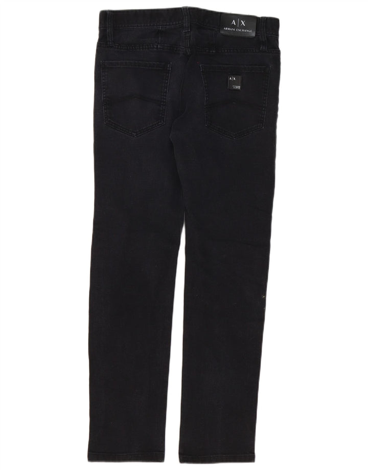 Armani Exchange ženske uske traperice W31 L29 crni pamuk