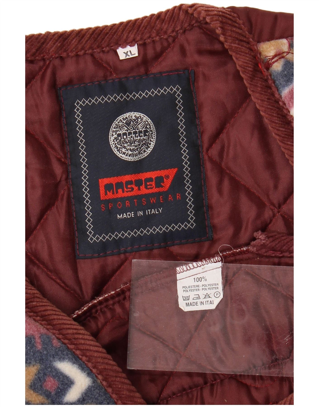 MASTER Muška jakna od flisa UK 42 XL Višebojni Fair Isle poliester