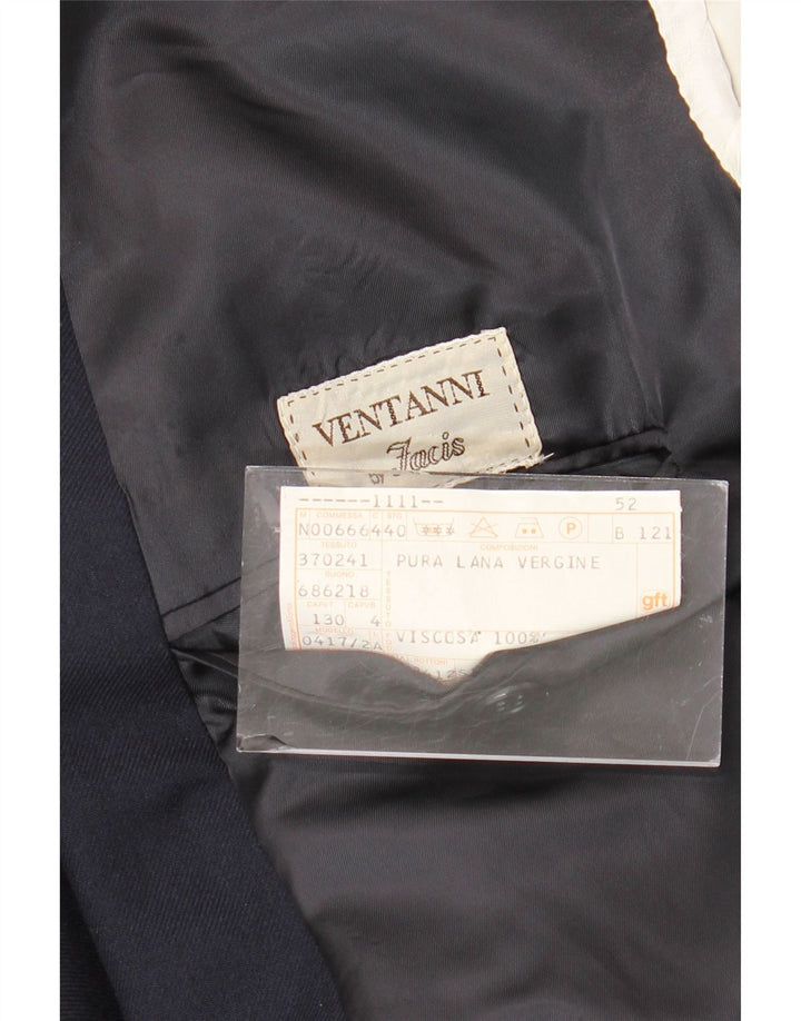 FACIS Muška jakna s dvostrukim kopčanjem IT 52 XL Mornarsko plava djevičanska vuna