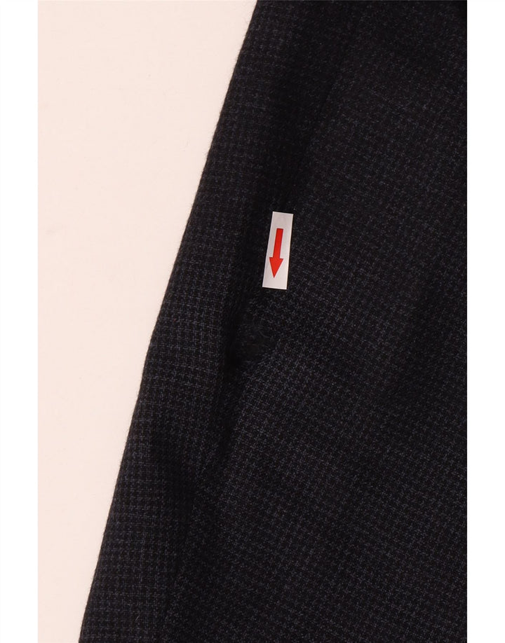 Hugo Boss muška jakna sa 2 gumba UK 42 XL tamnoplava houndstooth