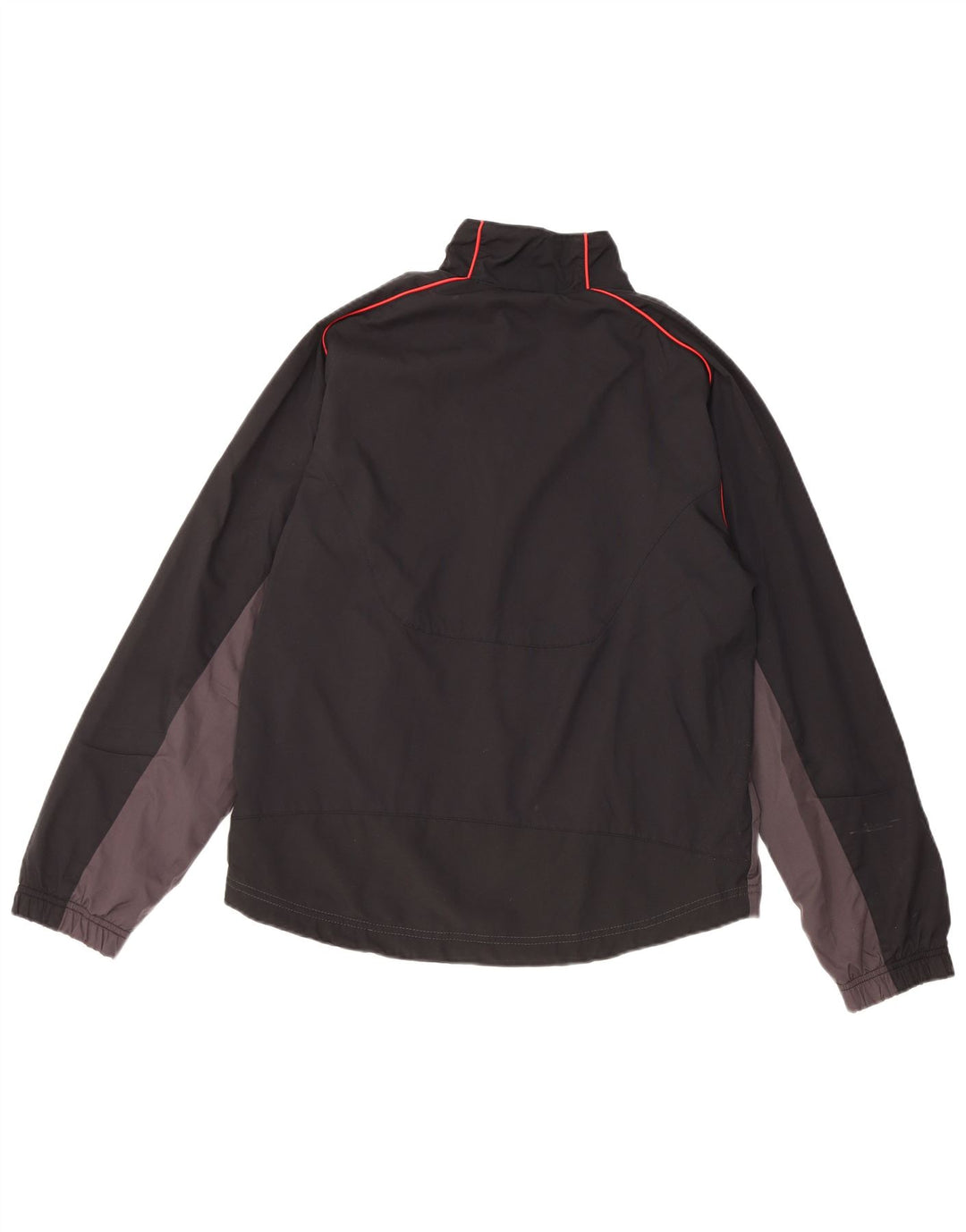 Nike muška trenirka gornja jakna UK 35/37 mala siva poliester u boji