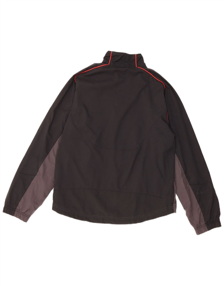 Nike muška trenirka gornja jakna UK 35/37 mala siva poliester u boji