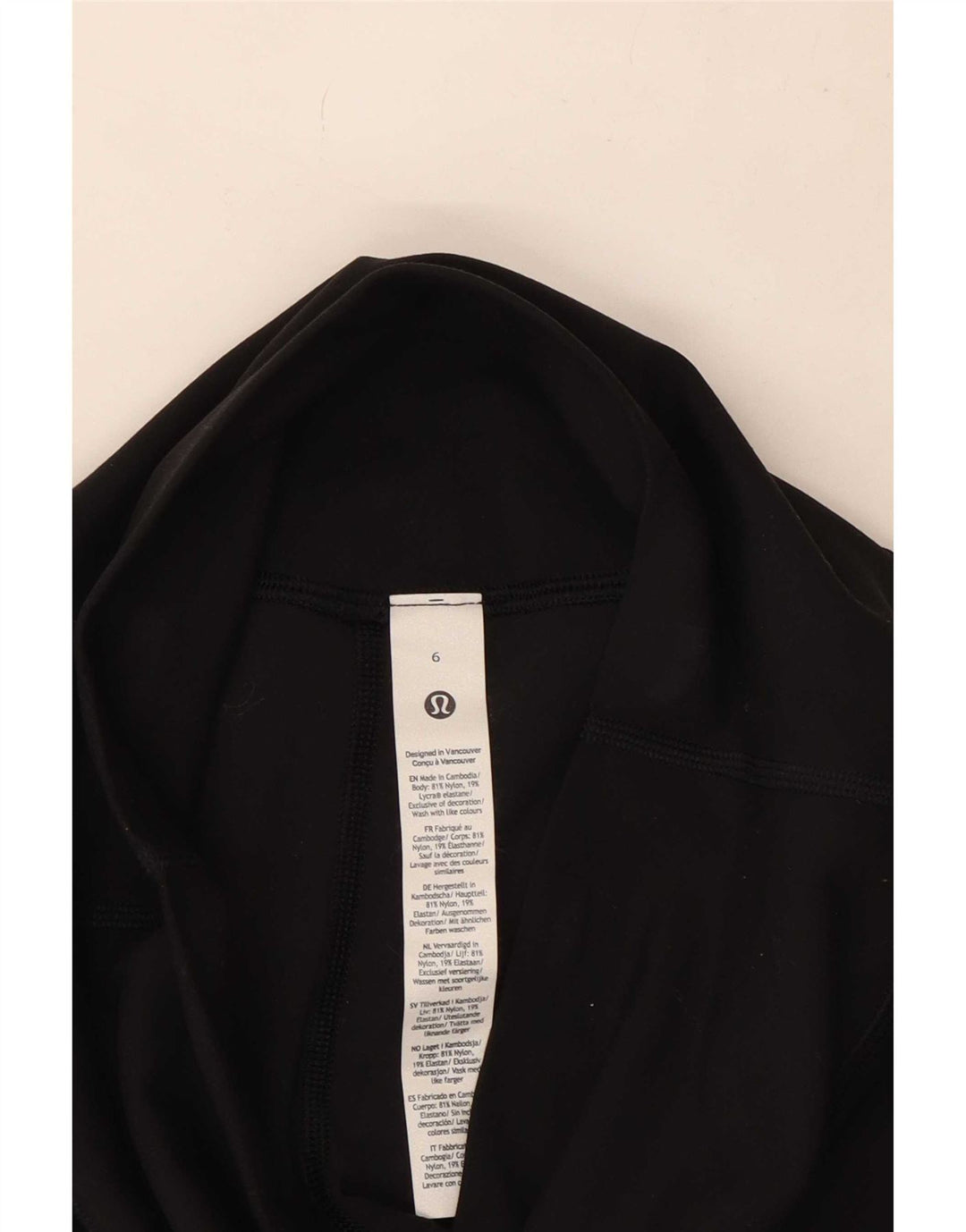 Lululemon ženske tajice US 6 Srednji crni najlon