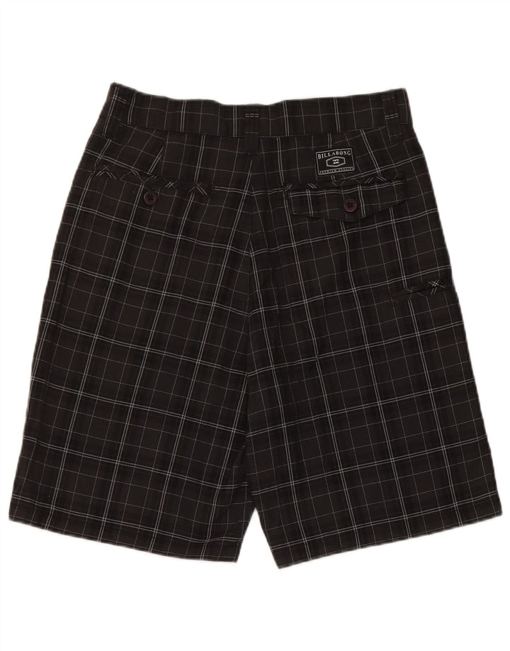 Billabong muške chino kratke hlače W28 male crne karirane