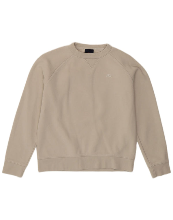 Kappa Ženska majica s kratkim rukavima UK 10 Small Beige Cotton