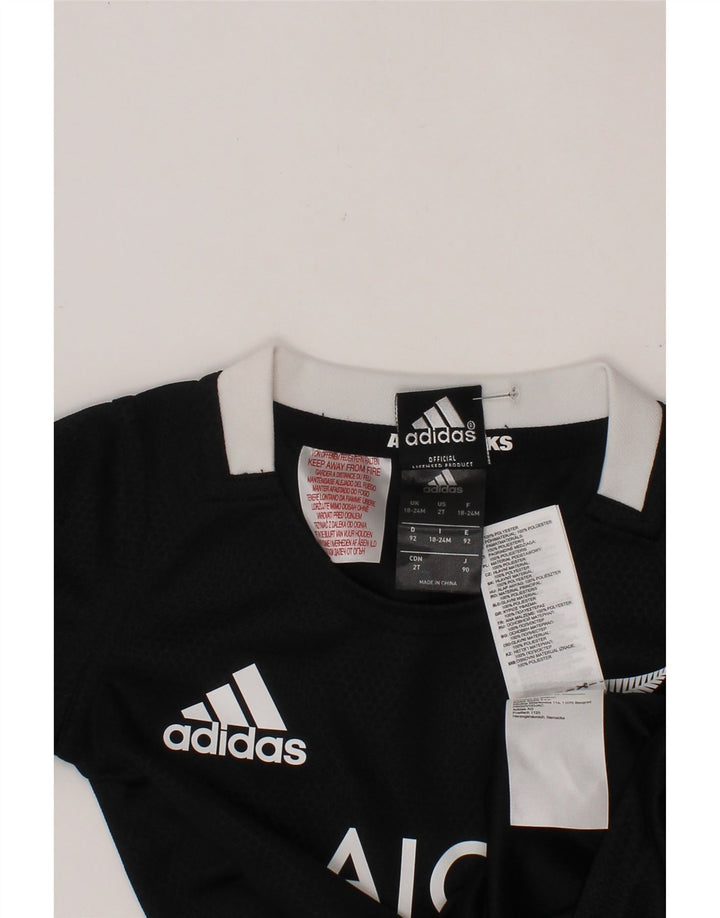 ADIDAS Baby Boys New Zealand Graphic T-Shirt Top 18-24 mjeseca crna