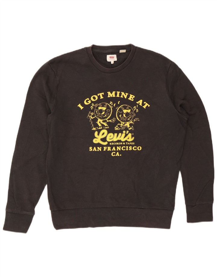 Levi's muška trenirka s motivima San Francisco Srednje crni pamuk