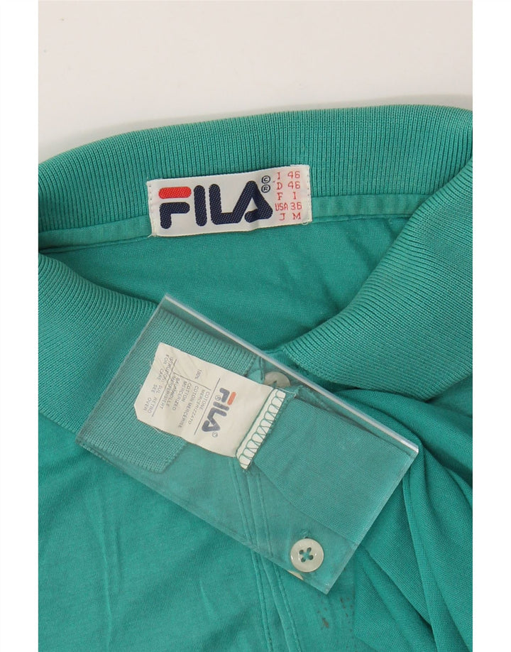 FILA muška polo majica IT 46 mala zelena pamuk
