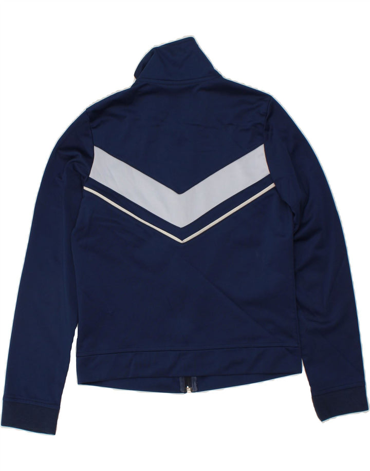 MOSSIMO Womens Tracksuit Top Jacket UK 14 Large Navy Blue Colourblock Vintage Mossimo and Second-Hand Mossimo from Messina Hembry 