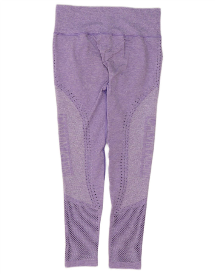 Calvin Klein Ženske grafičke tajice UK 12 Medium Purple Flected Polyester