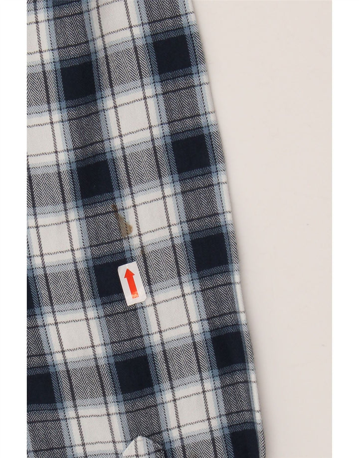 REISS Muška flanelska košulja standardnog kroja XL tamnoplavi karirani pamuk