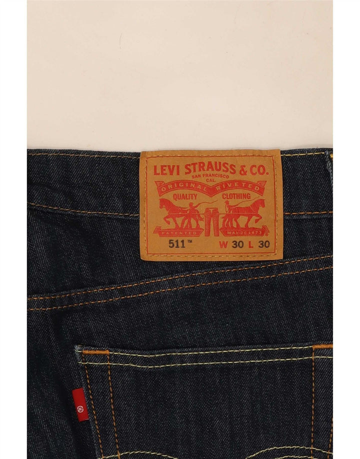 Levi's muške 511 uske traperice W30 L30 tamnoplavi pamuk
