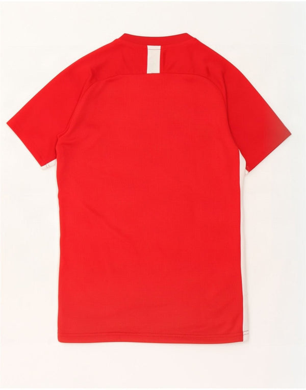 Nike Dri Fit majica kratkih rukava, mali crveni poliester u boji