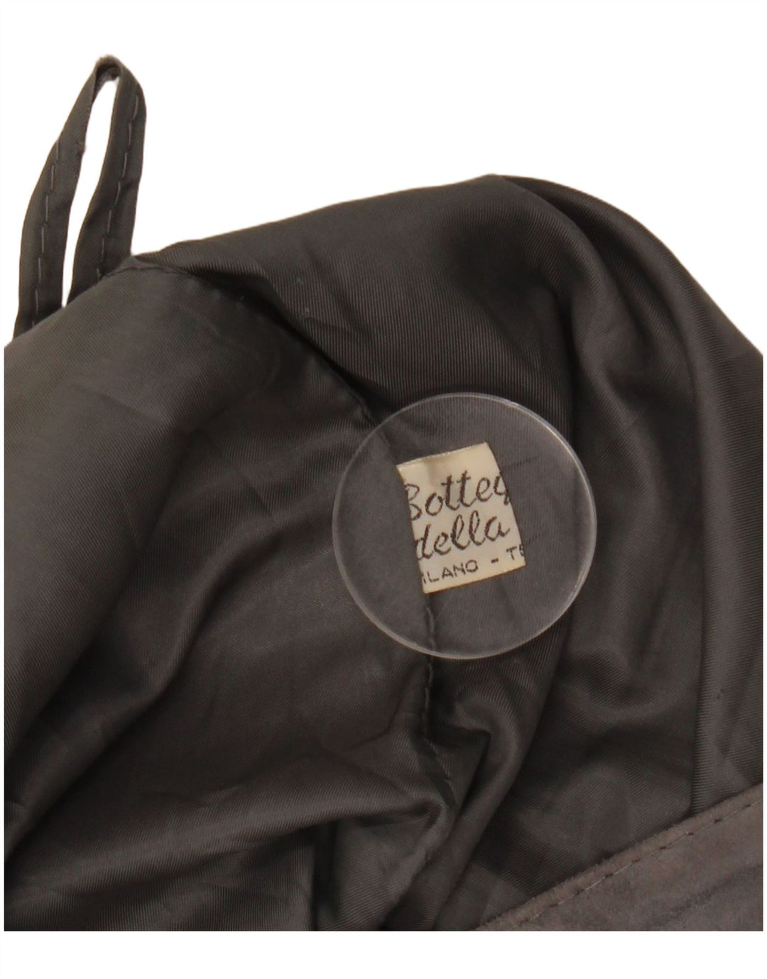 VINTAGE ženska suknja od brušene kože IT 44 W27 L26 siva