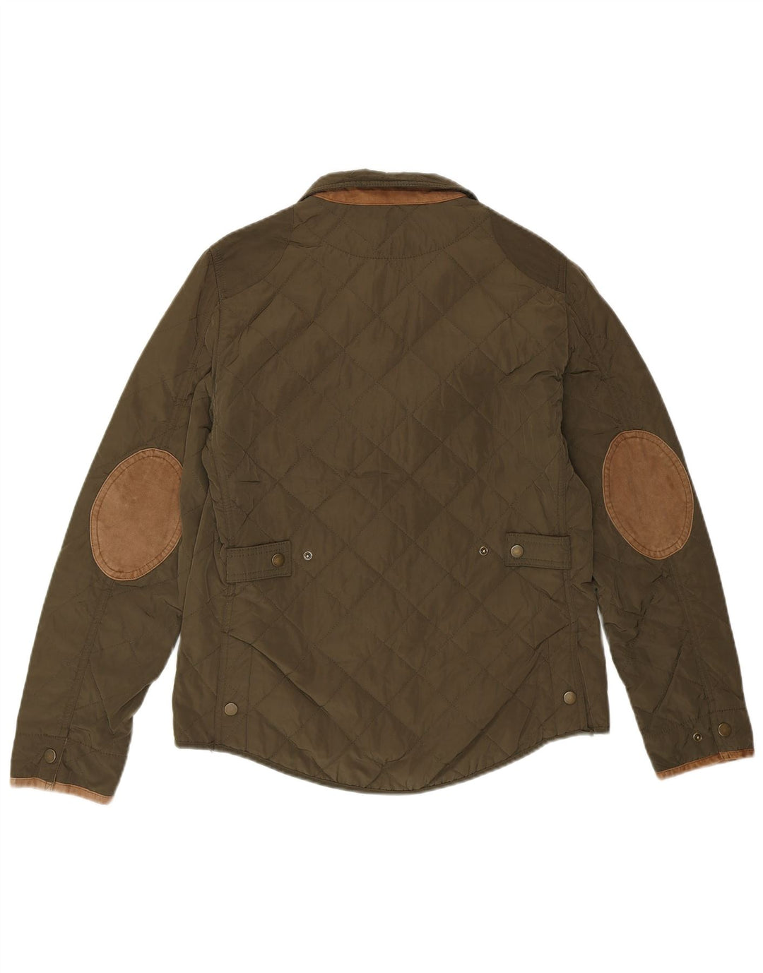 Ženska prošivena jakna Massimo Dutti EU 38 srednje zelene najlonske boje