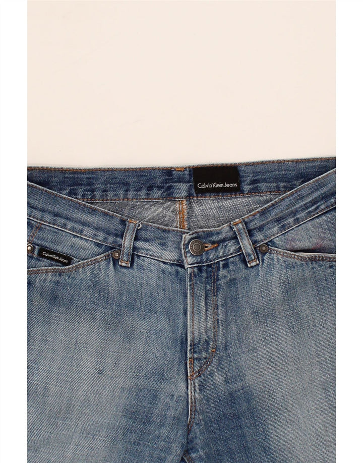 CALVIN KLEIN Womens Denim Shorts W29 Medium Blue Cotton Vintage Calvin Klein and Second-Hand Calvin Klein from Messina Hembry 