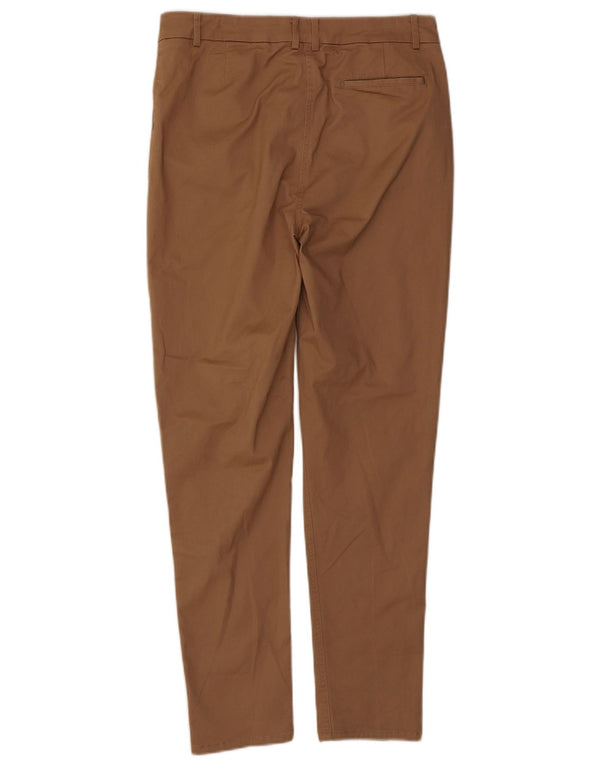 Laura Ashley ženske uske chino hlače UK 10 male W27 L29 bež pamuk
