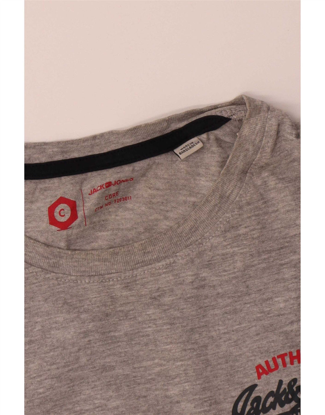 Jack & Jones muška majica kratkih rukava Srednje sivi pamuk