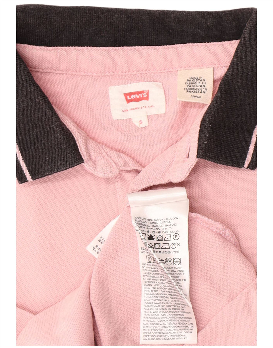 Levi's muška polo majica male ružičaste boje, pamuk