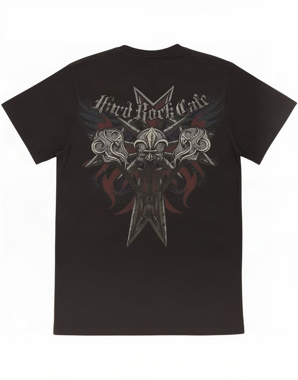 Hard Rock Cafe Mens Venice Graphic T-Shirt Top Small Black Cotton