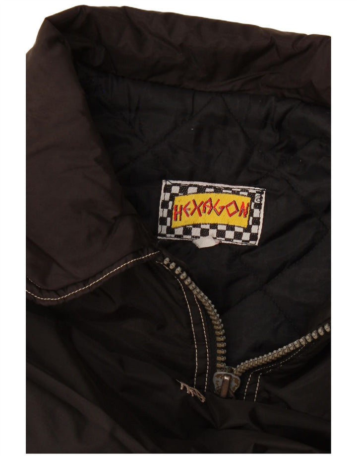 Vintage muška bomber jakna UK 42 XL crna