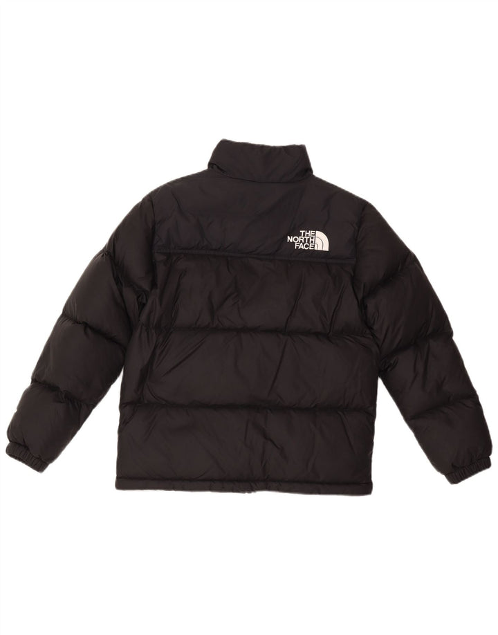 The North Face Boys podstavljena jakna 11-12 godina veliki crni najlon