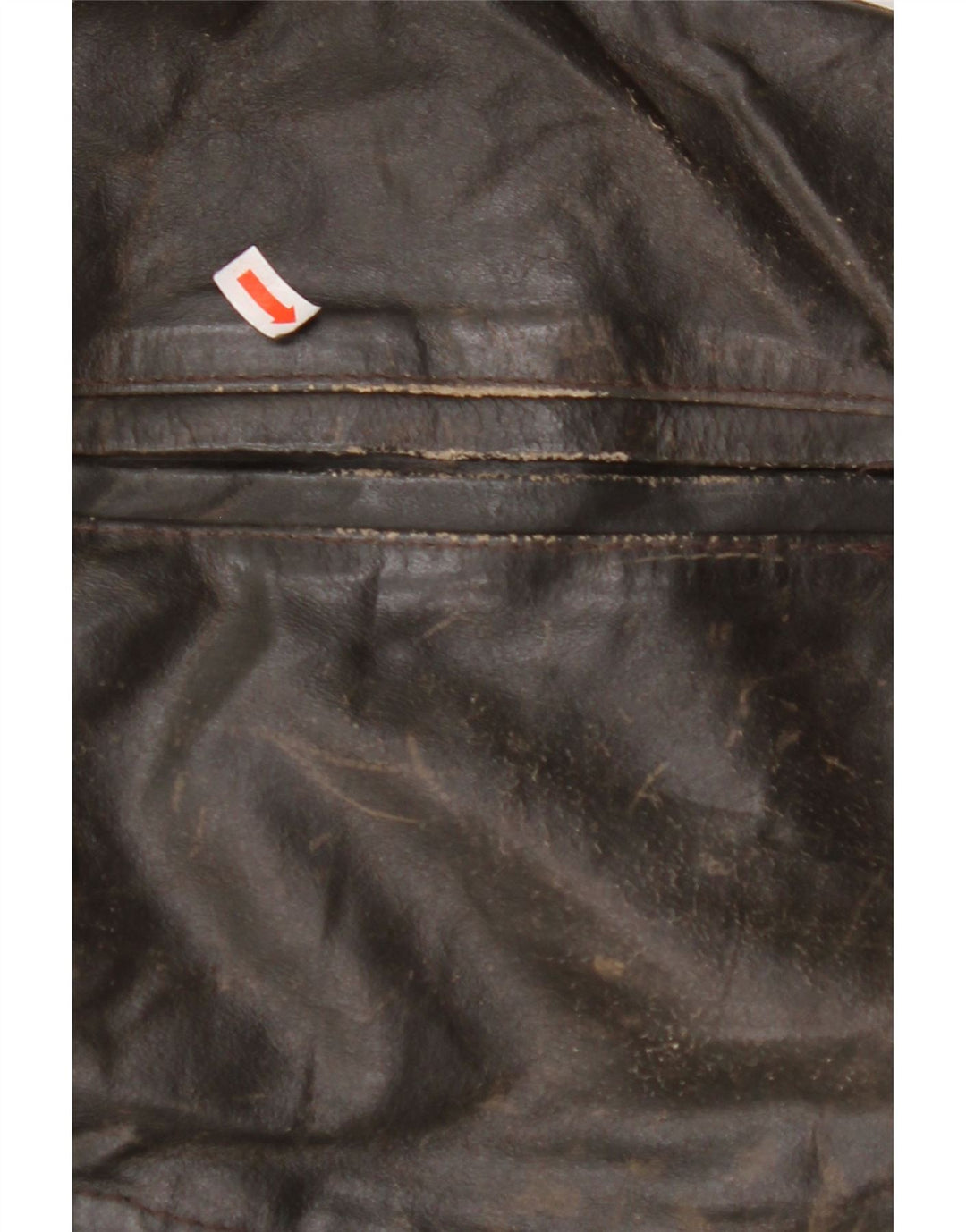 VINTAGE ženska kožna jakna 3/4 rukava UK 14 srednje smeđa koža