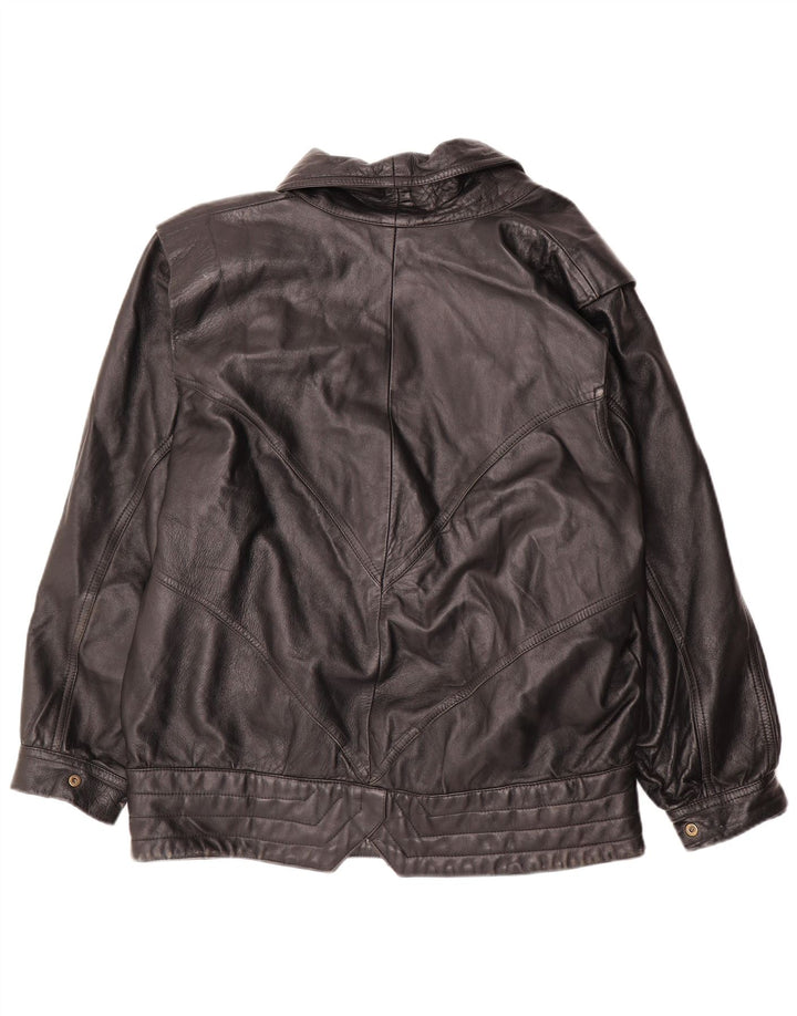 PELLETTERIA ženska kožna jakna UK 20 2XL crna koža