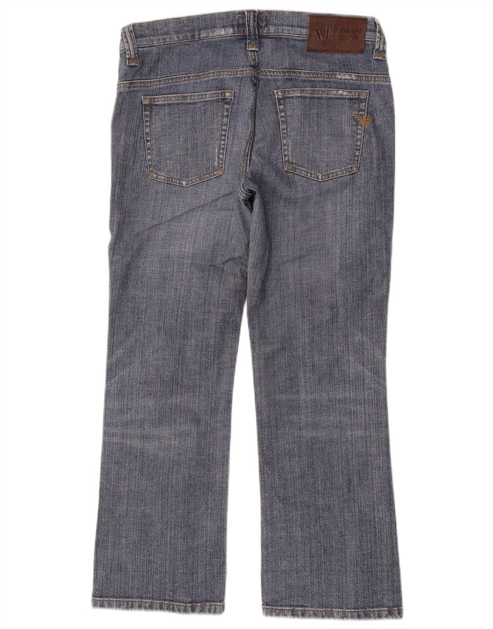 Armani ženske ravne traperice W28 L26 plavi pamuk